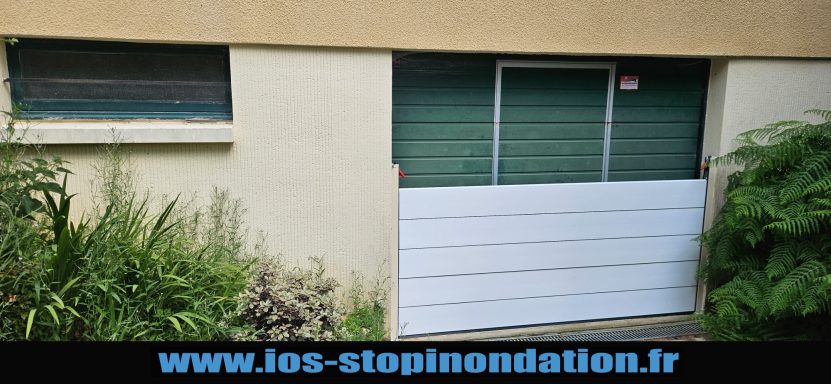 barrière anti inondation pour baie vitrée